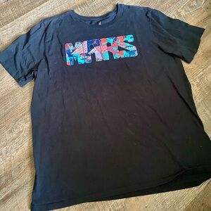 Air Jordan Shirt Men Small Black Mars Jumpman Short Sleeve Crew Neck